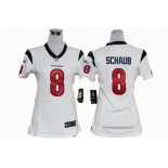 nike women nfl jerseys houston texans #8 schaub white[nike]