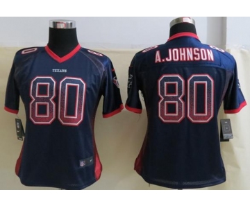 nike women nfl jerseys houston texans #80 a.johnson blue[nike drift fashion]