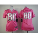 nike women nfl jerseys houston texans #80 a.johnson pink[2012 nike love]