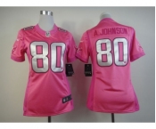 nike women nfl jerseys houston texans #80 a.johnson pink[2012 nike love]