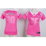 nike women nfl jerseys houston texans #80 a.johnson pink[fashion Rhinestone sequins]