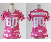 nike women nfl jerseys houston texans #80 a.johnson pink[fashion camo]