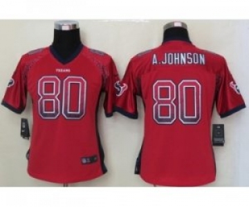 nike women nfl jerseys houston texans #80 a.johnson red[Elite drift fashion]