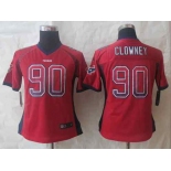 nike women nfl jerseys houston texans #90 clowney red[Elite drift fashion][clowney]