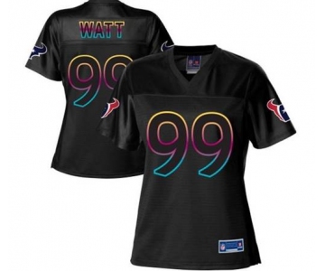 nike women nfl jerseys houston texans #99 watt black[nike fashion]