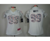 nike women nfl jerseys houston texans #99 watt field flirt fashion white[zebra]