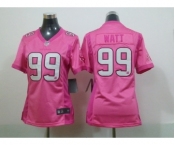 nike women nfl jerseys houston texans #99 watt pink[2012 nike love]