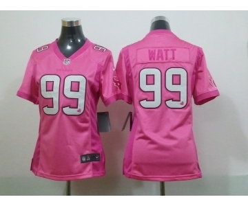 nike women nfl jerseys houston texans #99 watt pink[2012 nike love]