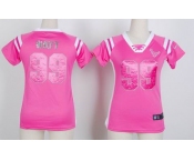 nike women nfl jerseys houston texans #99 watt pink[fashion Rhinestone sequins]