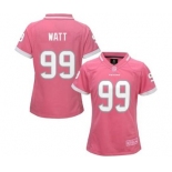 nike women nfl jerseys houston texans #99 watt pink[nike 2015]