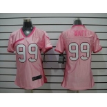 nike women nfl jerseys houston texans #99 watt pink[nike]