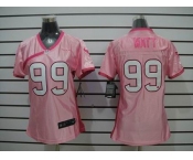 nike women nfl jerseys houston texans #99 watt pink[nike]