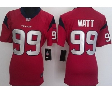 nike women nfl jerseys houston texans #99 watt red[nike]