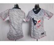 nike women nfl jerseys houston texans blank [fem fan zebra]