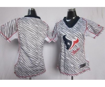 nike women nfl jerseys houston texans blank [fem fan zebra]