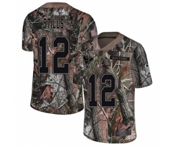 Youth Houston Texans #12 Kenny Stills Limited Camo Rush Realtree Football Jersey