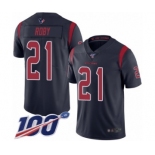 Youth Houston Texans #21 Bradley Roby Limited Navy Blue Rush Vapor Untouchable 100th Season Football Jersey