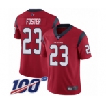 Youth Houston Texans #23 Arian Foster Red Alternate Vapor Untouchable Limited Player 100th Season Football Jersey