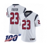 Youth Houston Texans #23 Arian Foster White Vapor Untouchable Limited Player 100th Season Football Jersey