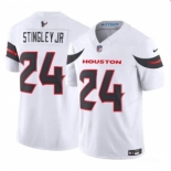 Youth Houston Texans #24 Derek Stingley Jr. White 2024 Vapor F.U.S.E. Limited Football Stitched Jersey