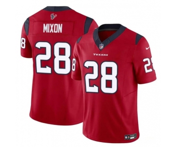 Youth Houston Texans #28 Joe Mixon Red 2024 F.U.S.E. Vapor Untouchable Limited Football Stitched Jersey