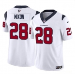 Youth Houston Texans #28 Joe Mixon White 2024 F.U.S.E. Vapor Untouchable Limited Football Stitched Jersey