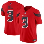 Youth Houston Texans #3 Tank Dell Red 2024 Alternate F.U.S.E Vapor Football Stitched Jersey