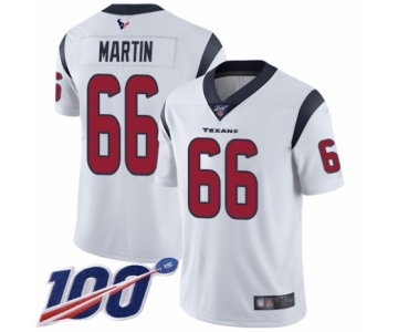 Youth Houston Texans #66 Nick Martin White Vapor Untouchable Limited Player 100th Season Football Jersey