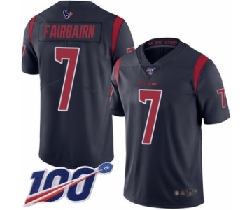 Youth Houston Texans #7 Ka'imi Fairbairn Limited Navy Blue Rush Vapor Untouchable 100th Season Football Jersey