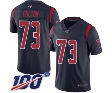 Youth Houston Texans #73 Zach Fulton Limited Navy Blue Rush Vapor Untouchable 100th Season Football Jersey