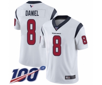 Youth Houston Texans #8 Trevor Daniel White Vapor Untouchable Limited Player 100th Season Football Jersey