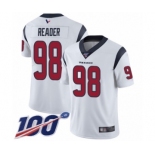 Youth Houston Texans #98 D.J. Reader White Vapor Untouchable Limited Player 100th Season Football Jersey