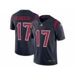 Youth Nike Houston Texans #17 Brock Osweiler Limited Navy Blue Rush NFL Jersey