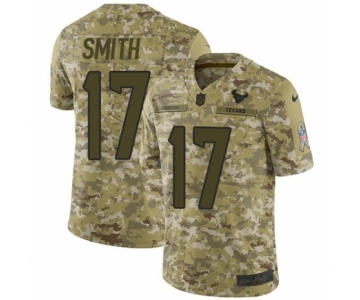 Youth Nike Houston Texans #17 Vyncint Smith Limited Camo 2018 Salute to Service NFL Jersey