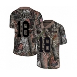 Youth Nike Houston Texans #18 Sammie Coates Limited Camo Rush Realtree NFL Jersey