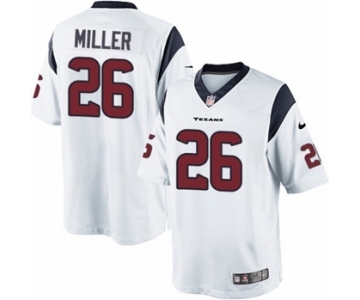 Youth Nike Houston Texans #26 Lamar Miller White NFL Jersey