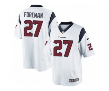 Youth Nike Houston Texans #27 D'Onta Foreman Limited White NFL Jersey