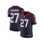 Youth Nike Houston Texans #27 D'Onta Foreman Vapor Untouchable Limited Navy Blue Team Color NFL Jersey