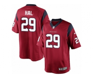 Youth Nike Houston Texans #29 Andre Hal Limited Red Alternate NFL Jersey