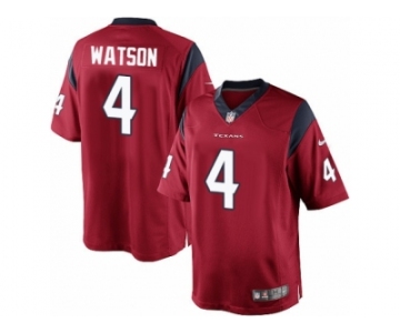 Youth Nike Houston Texans #4 Deshaun Watson Limited Red Alternate NFL Jersey