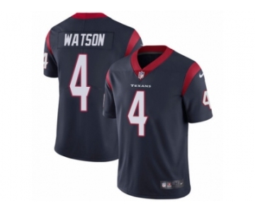 Youth Nike Houston Texans #4 Deshaun Watson Vapor Untouchable Limited Navy Blue Team Color NFL Jersey