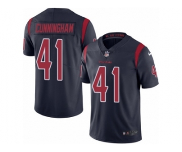 Youth Nike Houston Texans #41 Zach Cunningham Limited Navy Blue Rush NFL Jersey