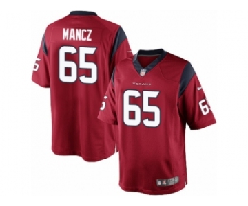 Youth Nike Houston Texans #65 Greg Mancz Limited Red Alternate NFL Jersey