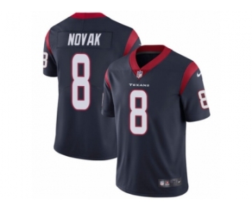 Youth Nike Houston Texans #8 Nick Novak Vapor Untouchable Limited Navy Blue Team Color NFL Jersey