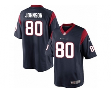 Youth Nike Houston Texans #80 Andre Johnson Limited Navy Blue Team Color NFL Jersey