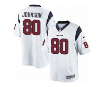 Youth Nike Houston Texans #80 Andre Johnson Limited White NFL Jersey