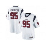 Youth Nike Houston Texans #95 Christian Covington Limited White NFL Jersey