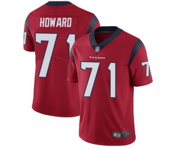 Youth Texans #71 Tytus Howard Red Stitched Football Vapor Untouchable Limited Jersey