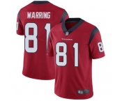 Youth Texans #81 Kahale Warring Red Alternate Stitched Football Vapor Untouchable Limited Jersey