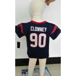 nike kids nfl jerseys houston texans #90 clowney blue[nike]